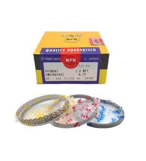 Anillos Motor Gasolina 76.5mm 1.2-12.-2 Ranura Delgada Marca NPR