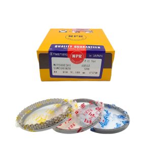 Anillos Motor Diesel 91.1mm 2.5-2-4 Conico (Piston Alto) Marca NPR