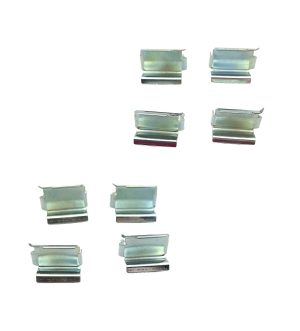 Antirruido Freno Delantero (Kit x 8) 4 Derechos + 4 Izquierdos Marca JAFS